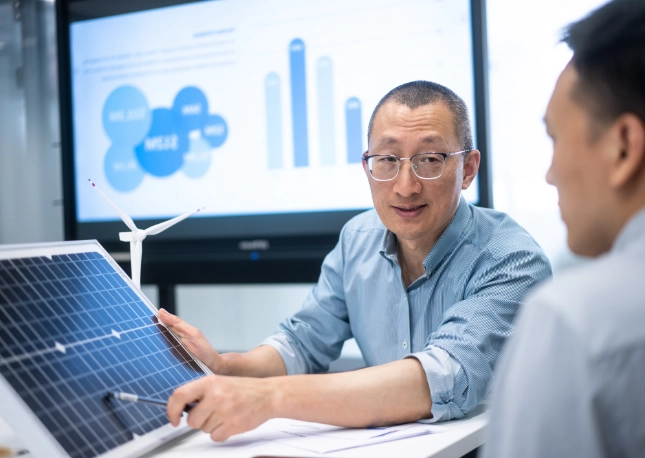 Energierversorger Energieversorger bei der Beratung