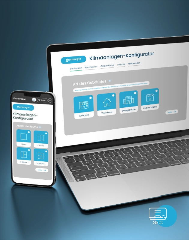 Klimaanlagen Konfigurator thermregio